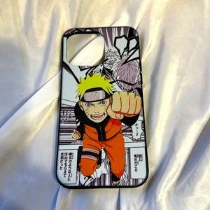 IPHONE 13 Pro Max phone case Naruto manga style